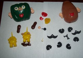 Vintage 1964 Pete the Pepper and Mr.  Potato Head in Very Good Box 2