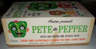 Vintage 1964 Pete the Pepper and Mr.  Potato Head in Very Good Box 3