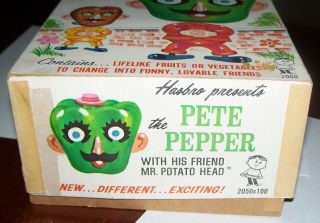 Vintage 1964 Pete the Pepper and Mr.  Potato Head in Very Good Box 4
