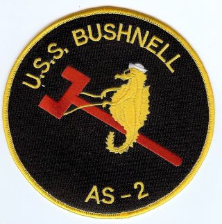 Uss Bushnell As - 2 Seahorse - Bc Patch Cat No.  C6894