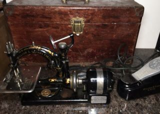 Antique Rare Willcox Gibbs Electric Sewing Machine