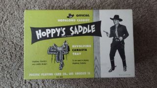 Vintage Hopalong Canasta 1950 Official Hopalong Cassidy Game Pacific Play Card