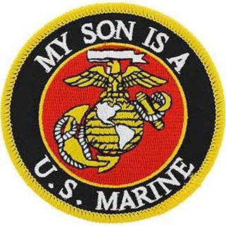 United States Marine Corp Patch - My Son Is A U.  S.  Marine - Approx 3 "