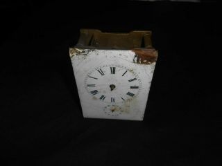 Antique French Strike / Alarm Carriage Clock Movement For Spares.