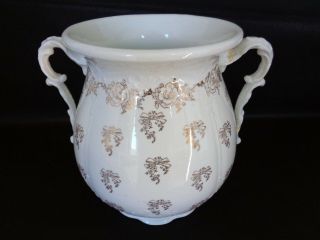 Rare Vintage Homer Laughlin Two Handle Chamber Pot (Cat.  8C010) 2