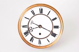 Single Weight Vienna Regulator Clock Movement & Dial & Bracket @ 1890