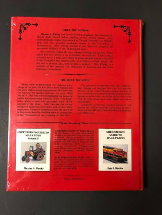 1988 GREENBERG ' S GUIDE TO MARX TOYS BOOK,  VOLUME I,  BY MAXINE PINSKY 2