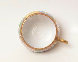 Antique Japanese Porcelain Tea Cup Lithopane Demitasse Teacup GEISHA GIRL In Cup 4