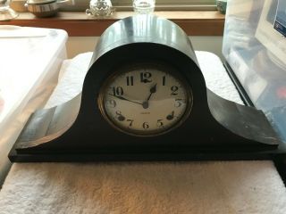 Antique Gilbert Mantle Clock Complete With Pendulum And Key Usa Made