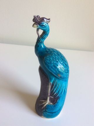 Antique Chinese Porcelain 5” Phoenix Bird Figure