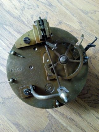 Antique Japy Freres French Clock 8day Movement.  (spares Only)