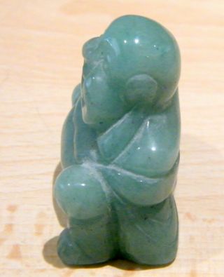 Green Jade Buddha Figurine 2