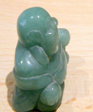 Green Jade Buddha Figurine 4