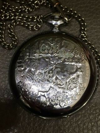 Pocket Watch Molnija 3602 Ussr,  Necklace Watch Часы Молния СССР карманные