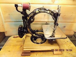 Antique Hand Crank Willcox Gibbs sewing machine.  RESTORED 1876 2