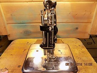 Antique Hand Crank Willcox Gibbs sewing machine.  RESTORED 1876 6