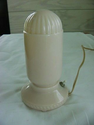 Vtg William Boyd Ltd.  Alacite Aladdin Art Deco Electric Lamp