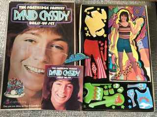 THE PARTRIDGE FAMILY DAVID CASSIDY COLORFORMS DRESS UP SET COMPLETE 1972 2