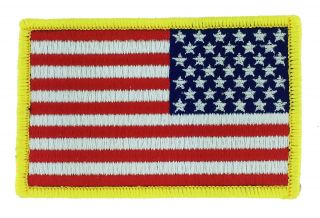 U.  S.  A.  Uniform Battle Flag Patch (color) Pack Of 3