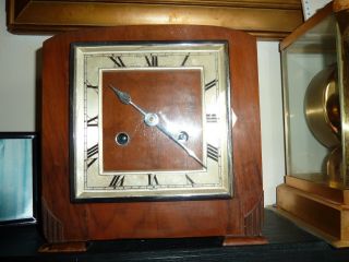 Antique Art - Deco Mantle Clock 8 Day Movement Kemp Bros.