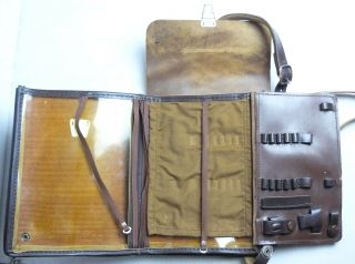 Leather Tablet Soviet Russian Bag Military Army Ussr Officer Pad Map Case