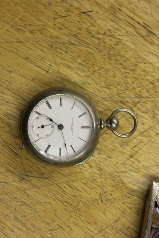 Antique Rockford Pocket Watch 18 Size Low Serial Number 7529