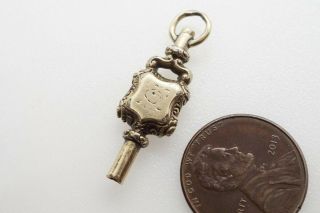 Antique English Gold Watch Key Fob / Charm C1840