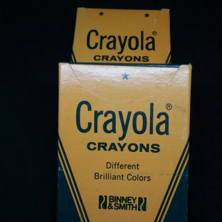 Vintage Crayola Crayons No 48 (two boxes of 24 each dif) NOS Binney & Smith USA 2