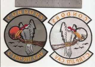 109 Us Army C Trp 2/17 Cav Patch " Condors "