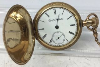 Vintage Elgin 18 Size 15 Jewel Model 3 1894 Pocket Watch