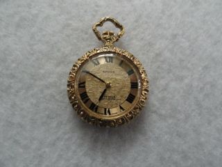 Swiss Made Cadox 17 Jewels Incabloc Vintage Wind Up Pocket or Pendant Watch 2