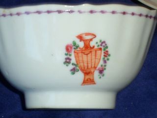 Circa 1800 Chinese Export Porcelain Tea Bowl and Saucer - Armorial Decoration 4