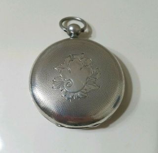 Vintage Mj Tobias & Co Liverpool Coin Or Sterling Silver Pocket Watch?