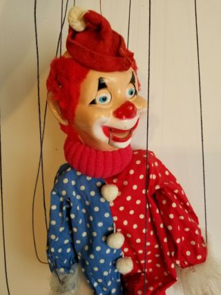 Nine String Marionette puppet,  Clown Clarabelle ? - 18 