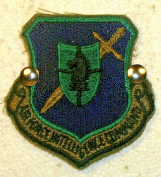 Usaf Air Force Intelligence Command Crest Badge Insignia Patch Subdued Rare
