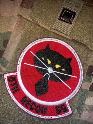 Usaf 5th Reconnaissance Sq Patch W/hook (a131)