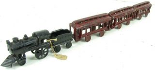 Kenton Antique Cast Iron Train Archives Set