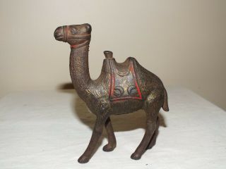 Cast Iron Toy Bank Made By Hubley,  Stevens Or Keyser & Rex " The Camel "