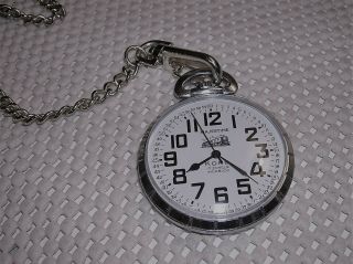 Majesti KORD railroad pocket watch 17 jewel incabloc Swiss made 2