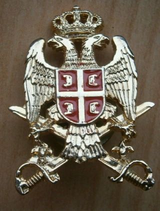 Serbia Serbian Army Actual Badge Insignia Cockade Military