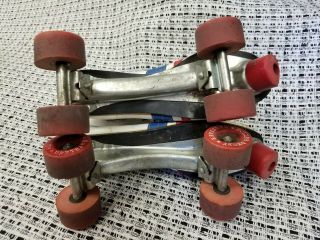 Vintage OFFICIAL ROLLER DERBY SKATE Roller Skates RED WHITE BLUE Size 7 7