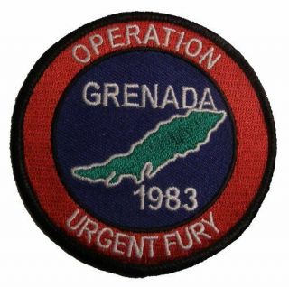 Operation Urgent Fury Grenada 1983 Patch Veteran Caribbean Us Army Usmc Usn Navy
