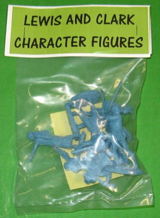 Ron Barszo Lewis And Clark Character Figures.  In Bag.