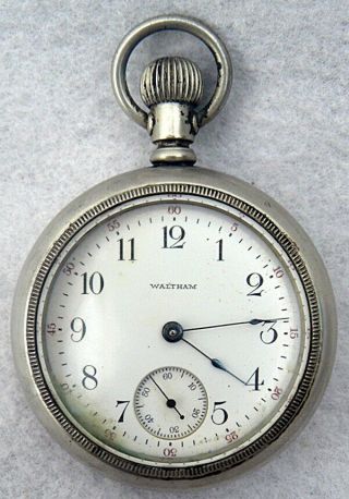 Waltham 18s Pocket Watch C.  1912 Model 1883