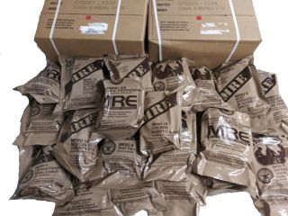 Mre Us Military Case A/b 5 Random Draw Meals Ready To Eat Insp Date 2021