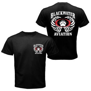 The Blackwater Aviation Worldwide Security Private Military Tactical T - Shirt Tee
