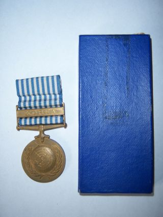 Researched Named Canadian United Nation Korea Medal (4 Bn Canadian Guards)