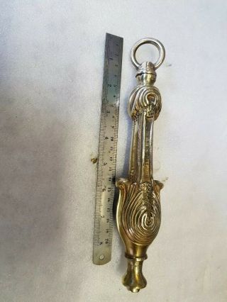 Toilet Cistern Pull Light C1920 Vintage Old Antique French Huge 245mm Bell Cord