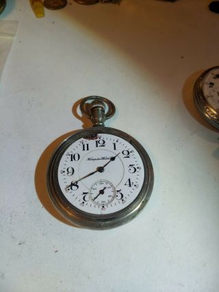 1901 Hampden 18s model 17 jewel pocket watch parts only its an antique 2