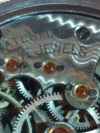 1901 Hampden 18s model 17 jewel pocket watch parts only its an antique 5